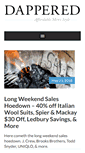 Mobile Screenshot of dappered.com